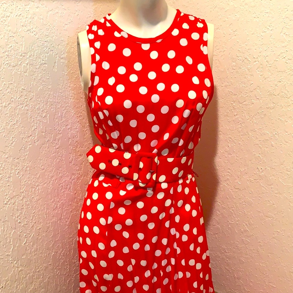 Vintage 90’s Roberta Red Polka Dot Dress
